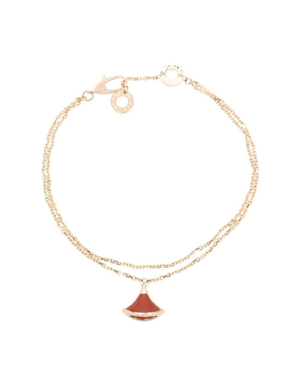 Bvlgari Bracelet Divas' Dream SM Carnelian 14.5 17 cm 18k Pink Gold